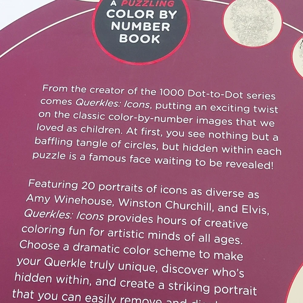 Querklies Icons Color-by-Number Book - Multicolor - Picture 13 of 13